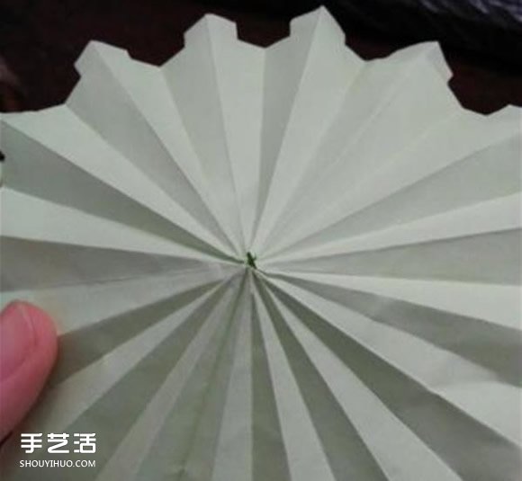 立体小雨伞的折法图解 儿童纸雨伞制作方法(图19)