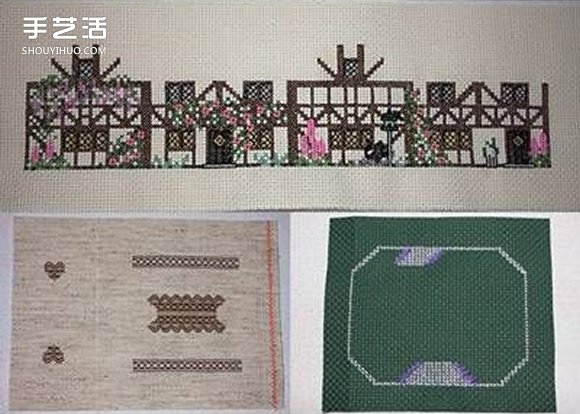 钩针房屋模型手工制作 房子手工艺品钩针DIY(图3) 钩针房屋模型手工制作 房子手工艺品钩针DIY(图3)