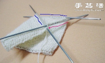 毛线针织漂亮船袜图解教程(图5) 毛线针织漂亮船袜图解教程(图5)