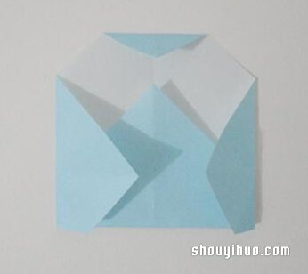 折纸猫头鹰的方法图解 手工猫头鹰折法教程(图7)