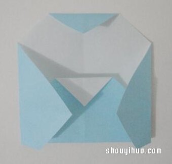 折纸猫头鹰的方法图解 手工猫头鹰折法教程(图8)