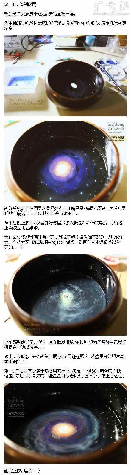 技术宅男为爱发狂 手工DIY逼真“银河”宇宙 - 诺云双维造物网