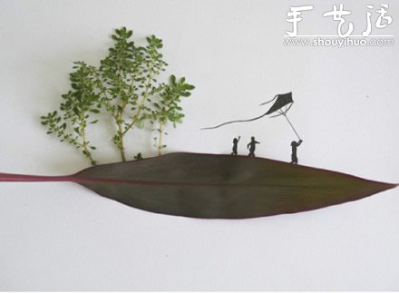 创意手工DIY：叶子上的幸福生活 - 诺云双维造物网