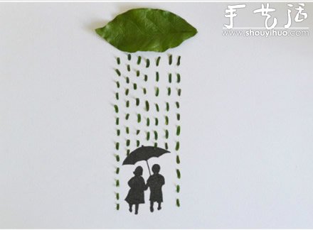 创意手工DIY：叶子上的幸福生活(图3)