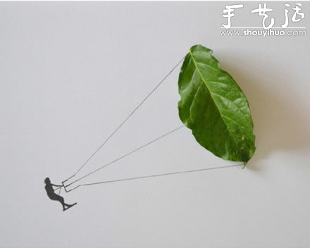 创意手工DIY：叶子上的幸福生活(图2)