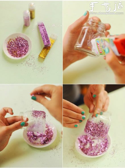 DIY手工制作闪闪发光的烛台(图3)