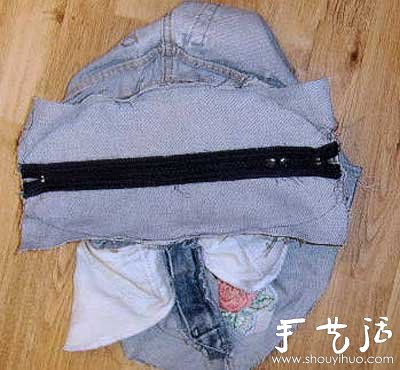 牛仔裤旧物改造 DIY牛仔手提包(图3) 牛仔裤旧物改造 DIY牛仔手提包(图3)