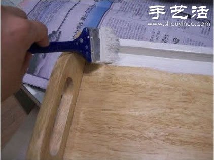 瓷砖碎片废物利用改造旧托盘(图3) 瓷砖碎片废物利用改造旧托盘(图3)