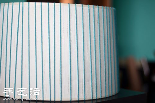毛线旧物改造 DIY暖暖田园风台灯(图4) 毛线旧物改造 DIY暖暖田园风台灯(图4)