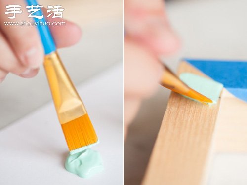 旧相框改造方法 相框手工DIY教程(图5) 旧相框改造方法 相框手工DIY教程(图5)