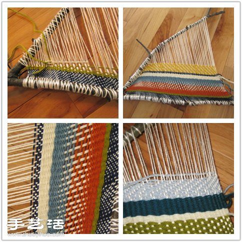 毛线编织制作自然田园风家居装饰品图解教程(图5) 毛线编织制作自然田园风家居装饰品图解教程(图5)