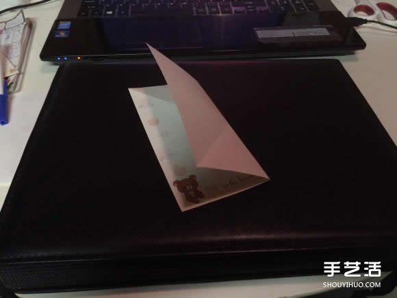 自带夹页功能的个性书签的折法图解教程(图2) 自带夹页功能的个性书签的折法图解教程(图2)