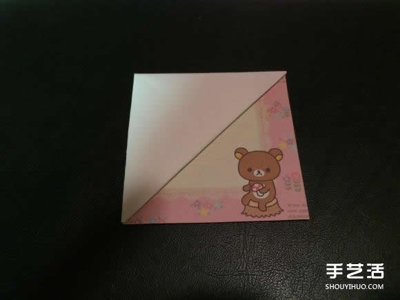 自带夹页功能的个性书签的折法图解教程(图10) 自带夹页功能的个性书签的折法图解教程(图10)