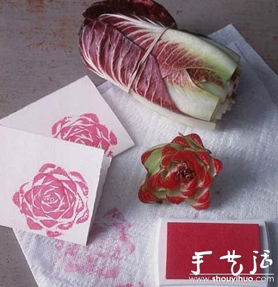 超简单制作玫瑰花印章的方法 - 诺云双维造物网