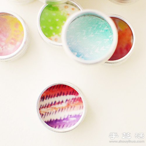 铁盒创意改造 DIY梦幻般水彩图案(图5) 铁盒创意改造 DIY梦幻般水彩图案(图5)
