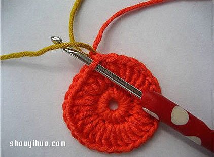 千层花的制作方法步骤 钩针千层花DIY图解教程(图4) 千层花的制作方法步骤 钩针千层花DIY图解教程(图4)