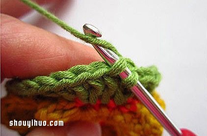 千层花的制作方法步骤 钩针千层花DIY图解教程(图9) 千层花的制作方法步骤 钩针千层花DIY图解教程(图9)