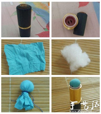 废弃唇膏管改造针插 - 诺云双维造物网
