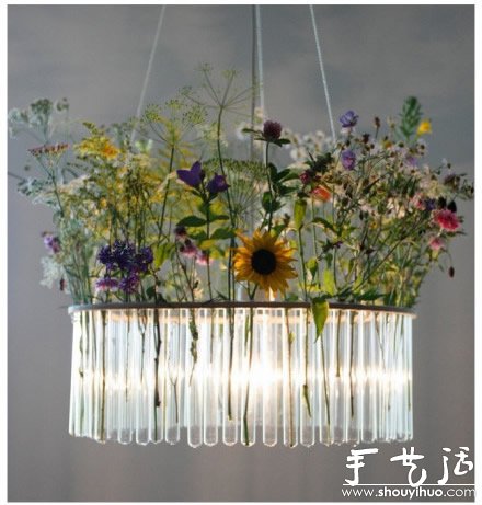 DIY试管吊灯欣赏(图3) DIY试管吊灯欣赏(图3)
