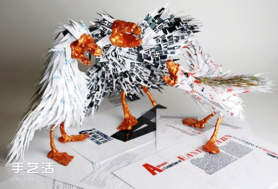 光盘变废为宝制作动物 精美CD光盘动物DIY图片(图10) 光盘变废为宝制作动物 精美CD光盘动物DIY图片(图10)