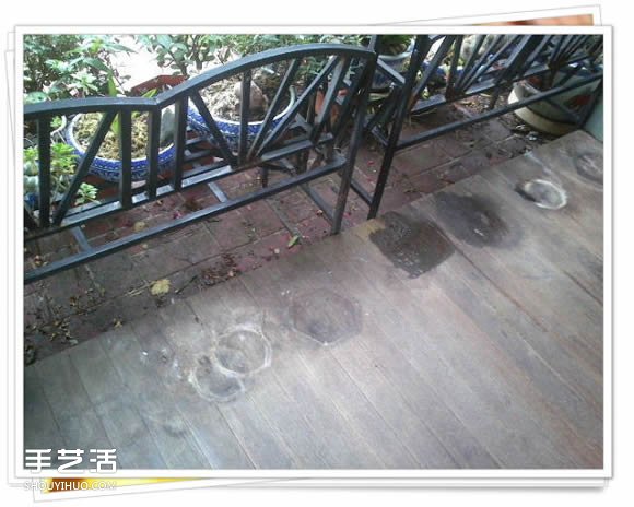 铁架子废物利用 DIY手工制作搁置花盆的架子(图8) 铁架子废物利用 DIY手工制作搁置花盆的架子(图8)