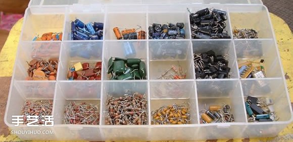 电路板电子元件变废为宝 DIY手工制作小蜘蛛(图3) 电路板电子元件变废为宝 DIY手工制作小蜘蛛(图3)