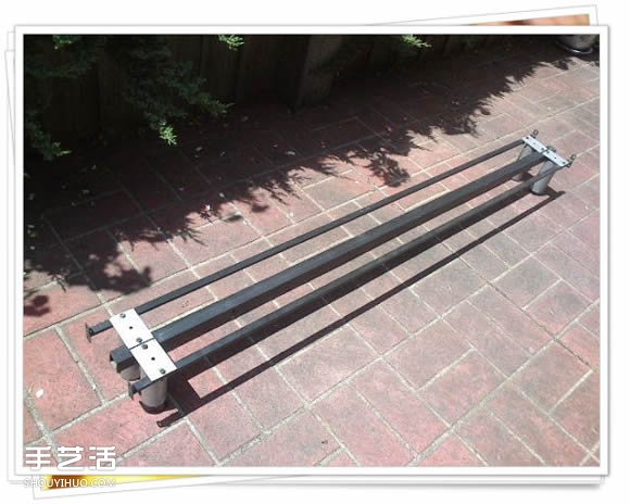 铁架子废物利用 DIY手工制作搁置花盆的架子(图6) 铁架子废物利用 DIY手工制作搁置花盆的架子(图6)