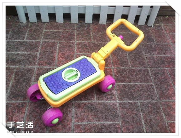 铁架DIY花盆架子图解 旧玩具废物利用做花盆架(图6) 铁架DIY花盆架子图解 旧玩具废物利用做花盆架(图6)