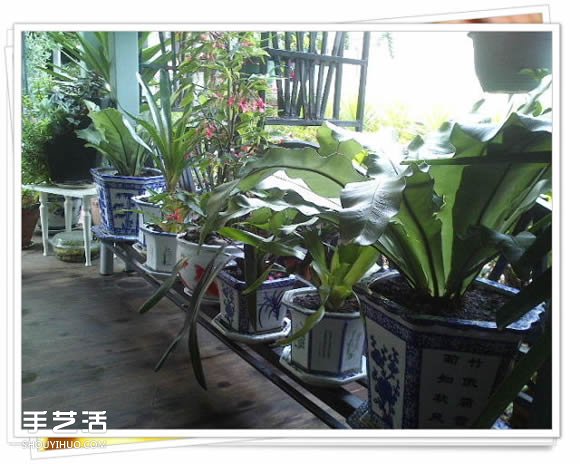 铁架子废物利用 DIY手工制作搁置花盆的架子(图11) 铁架子废物利用 DIY手工制作搁置花盆的架子(图11)