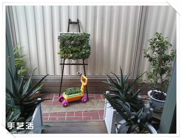 铁架DIY花盆架子图解 旧玩具废物利用做花盆架(图1) 铁架DIY花盆架子图解 旧玩具废物利用做花盆架(图1)