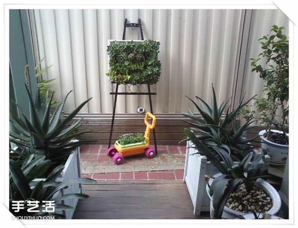 铁架DIY花盆架子图解 旧玩具废物利用做花盆架(图14) 铁架DIY花盆架子图解 旧玩具废物利用做花盆架(图14)