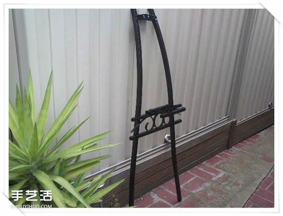 铁架DIY花盆架子图解 旧玩具废物利用做花盆架(图4) 铁架DIY花盆架子图解 旧玩具废物利用做花盆架(图4)