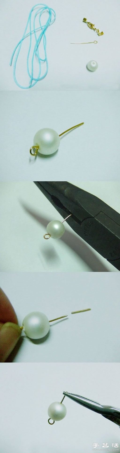 简单易学的小清新手链手工制作教程(图2) 简单易学的小清新手链手工制作教程(图2)