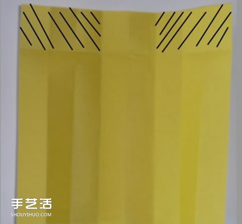折纸蜡烛的方法图解 手工纸蜡烛的折法教程(图6) 折纸蜡烛的方法图解 手工纸蜡烛的折法教程(图6)
