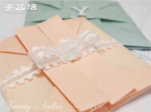 折纸结婚请柬 结婚请柬的折法教程 - 诺云双维造物网