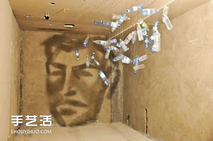 光与影的魔术演绎 凌乱杂物投影出神奇图案(图2)