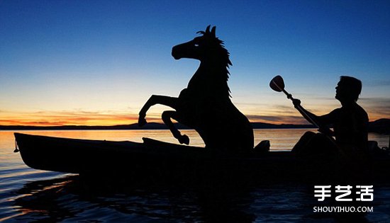 瓦楞纸板加夕阳 创造出趣味十足的剪影效果(图4) 瓦楞纸板加夕阳 创造出趣味十足的剪影效果(图4)