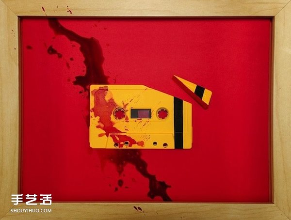 录音磁带废物利用 手工制作呆呆表情卡带公仔(图1) 录音磁带废物利用 手工制作呆呆表情卡带公仔(图1)