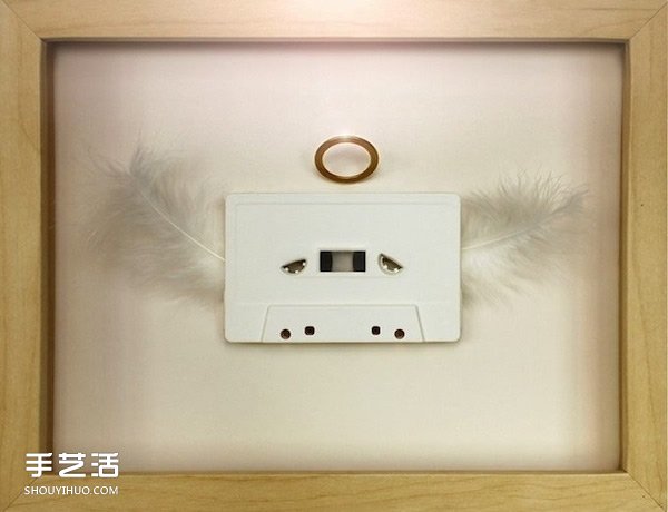 录音磁带废物利用 手工制作呆呆表情卡带公仔(图6) 录音磁带废物利用 手工制作呆呆表情卡带公仔(图6)