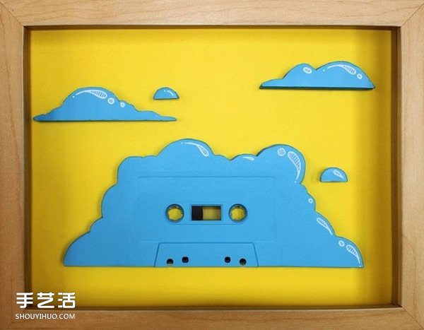 录音磁带废物利用 手工制作呆呆表情卡带公仔(图4) 录音磁带废物利用 手工制作呆呆表情卡带公仔(图4)