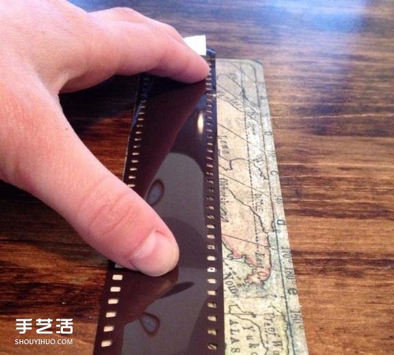 手工婚礼邀请卡制作 胶卷DIY创意婚礼请柬(图3)