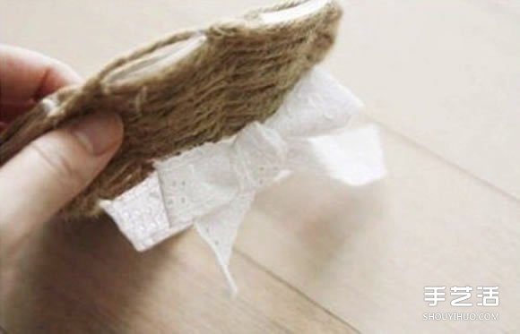 麻绳收纳盘制作方法图解 DIY麻绳收纳盘子教程(图8) 麻绳收纳盘制作方法图解 DIY麻绳收纳盘子教程(图8)