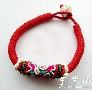 手工DIY制作开运红绳 - 诺云双维造物网