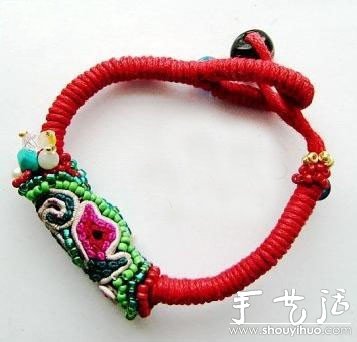 手工DIY制作开运红绳(图2) 手工DIY制作开运红绳(图2)