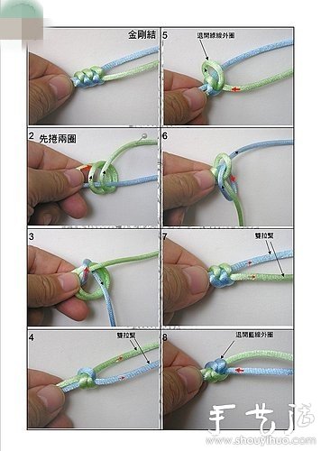 手工DIY制作开运红绳(图3) 手工DIY制作开运红绳(图3)