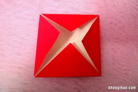 纸绣球的做法 折纸绣球花手工制作图解教程(图6) 纸绣球的做法 折纸绣球花手工制作图解教程(图6)
