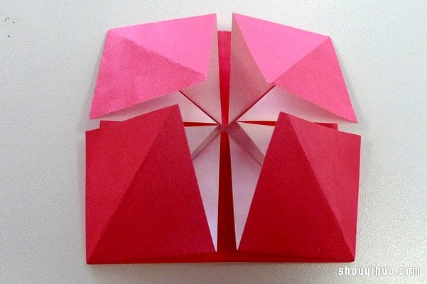 纸陀螺的制作方法 纸陀螺的折法图解教程(图9) 纸陀螺的制作方法 纸陀螺的折法图解教程(图9)