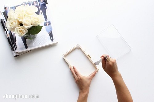 个性亚克力手拿包手工改造DIY制作图解教程(图1)