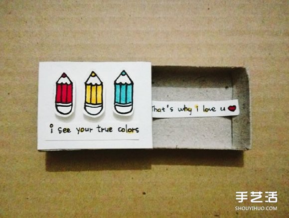 火柴盒贴画图片 简单小手工让火柴盒变废为宝(图4)