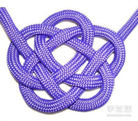 驱魔护身绳结:云结和所罗门印结的编法图解(图4) 驱魔护身绳结:云结和所罗门印结的编法图解(图4)